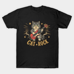 Cat rock Music T-Shirt